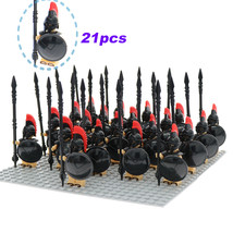 21pcs/set Medieval Greek army Warrior of Sparta Spartacus Minifigures Block - £26.36 GBP