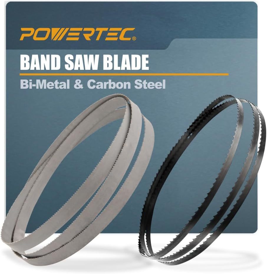 Powertec 62 Inch Bandsaw Blades Assortment For Woodworking &amp; Non-Ferrous... - $34.99