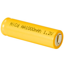 Aa Nicd Cell Battery With Tabs 1000Mah - $23.99