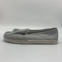 SO Women’s Silver  Loafer Shoes Shiny  Size 6.5 - £15.58 GBP