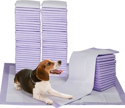 100 Pack Dog Pee Pads 23 By 24 Inches,Lavender Scented Dog Training Pads With At - $42.99