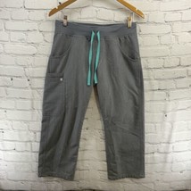 Figs Technical Collection Scrub Bottoms Womens Sz S Gray Work Pants Cargo  - £15.56 GBP