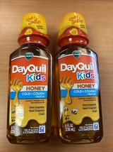 2 Pack~ Vicks DayQuil Kids Cold &amp; Cough + Mucus Honey 8 Fl Oz Exp.03/26 ... - $222.90 MXN