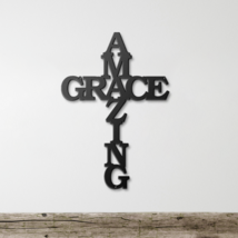 Amazing Grace Metal Wall Art, Religious Home Decor, Christian Metal Sign - $49.99+