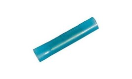 100 Blue Nylon Insulated Seamless Butt Splice Connectors By A Plus Parts, 14 Awg - £28.39 GBP