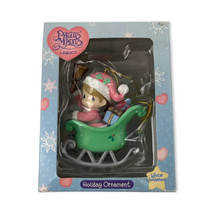 Precious Moments Ornament Winter Wonderland Child Sleigh Ringing Bell VT... - £23.92 GBP