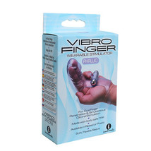 The 9&#39;s VibroFinger Phallic Finger Massager Purple - £16.47 GBP