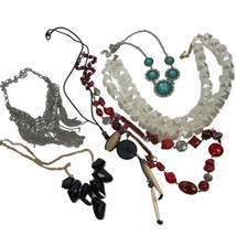 Lot of Necklaces Chicos Sugarfix JLO The Limited Charming Charlie statement - £16.05 GBP