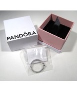 Pandora Sterling Silver Ball Ring NIB Size 7 1/2 C3757 - £30.93 GBP