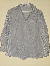 Old Navy Button Up Shirt Womens Maternity Small Long Sleeve Striped Coll... - £18.73 GBP