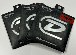 Dunlop Electric Heavy Core Nickel Plated Guitar Strings .010–.048 Gauge ... - £18.18 GBP