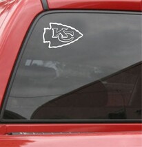 2 Units Kansas City Chiefs 5&quot; Vinyl Car Truck Decal Window Sticker - £3.98 GBP