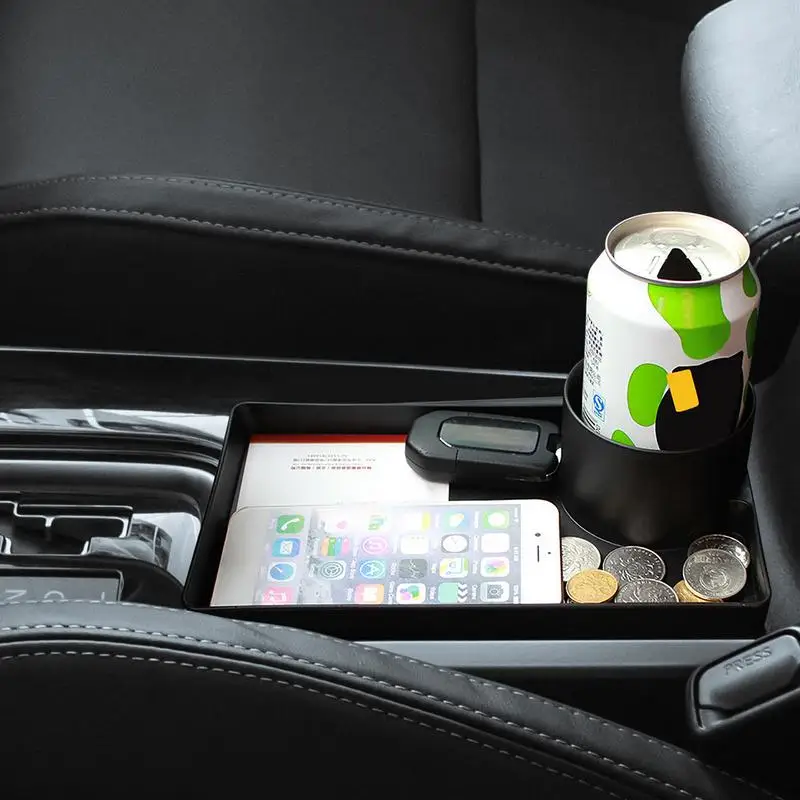 Multifunctional Car Cup Holder Tray Automobile Drink Food Organizer Universal - £14.51 GBP