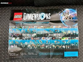 LEGO Dimensions Lot Figures Hoverboard Bart Batman Scooby Stay Puff &amp; Poster - £38.69 GBP