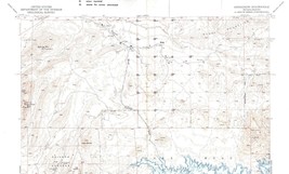 Henderson Quadrangle Nevada 1952 Topo Map Vintage USGS 15 Minute Topographic - £10.22 GBP