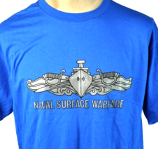 Naval Surface Warfare Vintage NAVSEA T-shirt XL / Large Fit 45 x 30 Navy... - $38.57