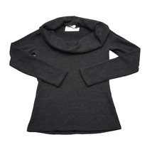 Top 10 Shirt Womens S Black Plain Cowl Neck Long Sleeve Pullover Casual Tee - $18.69