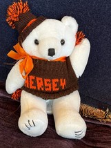 Steven Smith White Plush w Brown &amp; Orange Knit HERSHEY’S Sweater Jointed... - £9.02 GBP