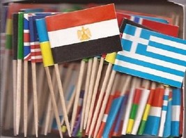 Foreign World Toothpick Flags - 100 different flags  - £15.02 GBP