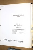 Honeywell Bendix King KNC 610 Area Navigation Computer Maint/overhaul Ma... - $150.00