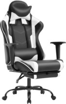 Bestoffice Ergonomic Office, Pc Gaming Desk Chair Executive Pu Leather, White - $129.93