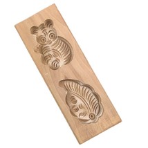 Wooden Mooncake Mold Pastry Mold Bean Paste Cake Baking Tools Panda Leaf 40g(D01 - £26.06 GBP