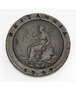1797 Grande-Bretagne 2 Pence Cuivre Pièce de Monnaie, VF État Km 619 - $208.83