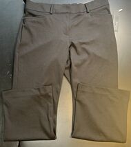 Apt 9 Bootcut Mid Rise Pants Women’s 16Ws Black Straight Through Hip/Thi... - $508.56 MXN