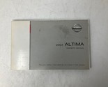 2003 Nissan Altima Owners Manual Handbook L01B20013 - $17.32