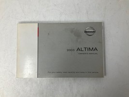 2003 Nissan Altima Owners Manual Handbook L01B20013 - £13.60 GBP