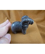 (Y-RAM-726) Gray fancy jasper RAM SHEEP gemstone FIGURINE BIGHORN mounta... - €20,29 EUR
