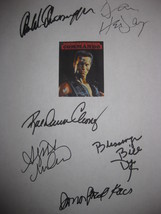 Commando Signed Film Movie Script Screenplay Autograph X6 Arnold Schwarzenegger  - £15.71 GBP