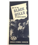 1947 AAA Map Of The Black Hills South Dakota Brochure  - $24.09 CAD