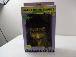 Vintage 90s Fun World Halloween Wall and Door Plaque Witch  - $34.64