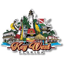 Key West, Florida City Magnet by Classic Magnets, Collectible Souvenirs Made in  - £6.12 GBP