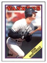 1988 Topps Don
  Mattingly   New York Yankees Baseball
  Card GMMGD - £2.94 GBP