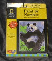National Geographic Paint by Numbers Baby Wildlife Series 50954 Panda Be... - $19.79