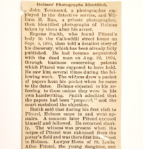 1895 H.H. Holmes Evidence Article Worlds Fair Serial Killer Victorian F13J - $931.81 MXN