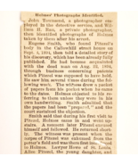1895 H.H. Holmes Evidence Article Worlds Fair Serial Killer Victorian F13J - $924.21 MXN