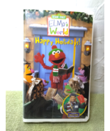 Elmo&#39;s World &quot;Happy Holidays!&quot;  VHS tape feat. Kelly Ripa as the mail ca... - $27.00