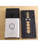 Ring Video Doorbell 1st Generation w/ Backplate for PARTS or REPAIR ONLY! - $17.63 CAD