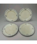 W.S. George Lido Canarytone Platinum Rose 7&quot; Dessert Salad Plate 385A (L... - $34.42 CAD