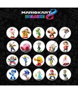 20Pcs Full Set Mini NFC TAG Card for Switch WII U Mario Kart 8 Mii Racin... - $15.99