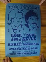 Entrance &amp; Oates Poster and Daryl John Signed Screen Print Numbered Mich... - $448.25