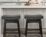 The Maison Arts Black Counter Height Bar Stools Set Of 2 For, 24In Height. - $181.98