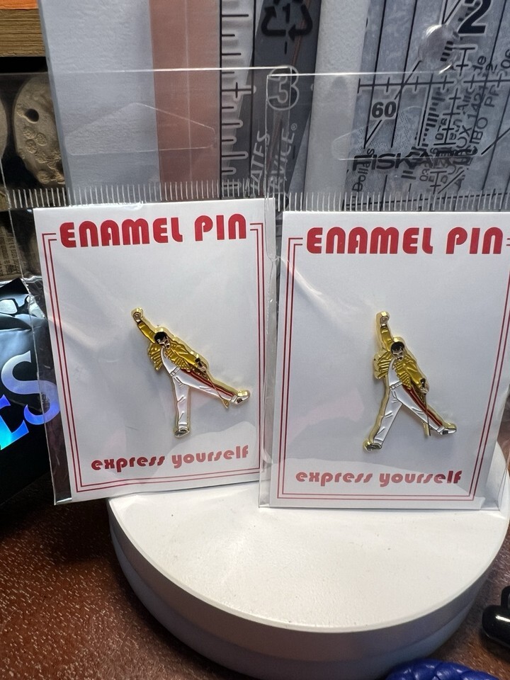 ENAMEL PINS cartoons funny TV movies cute cool- Freddy Mercury express y... - $17.97