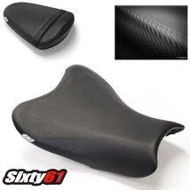 Suzuki GSXR 1000 Seat Covers 2007 2008 Black Luimoto GSXR1000 Front Rear... - $108.98