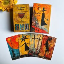 Graffiti Tarot Deck 78 Cards Rider Waite Style Urban Art Divination Cards - $19.70