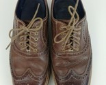 Cole Haan Men&#39;s Brown Leather Wingtip Casual Oxford Shoes C11824 US Size... - $38.79