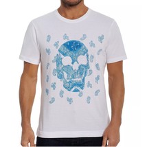 Robert Graham Men&#39;s Short Sleeve Starke Paisley Skull Graphic Crew T-Shi... - $29.00